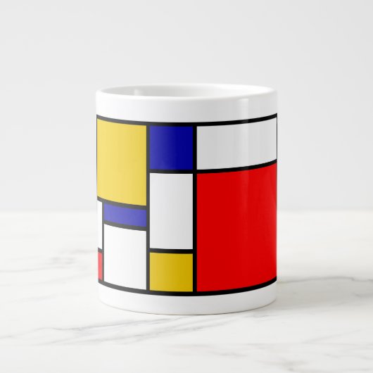 Grande Tasse Mondrian 2 (Devant)