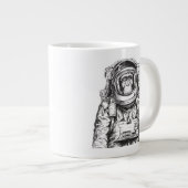 Grande Tasse Monkey Astronaut (Devant droit)