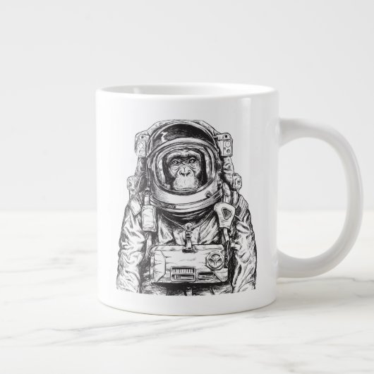 Grande Tasse Monkey Astronaut (Droite)