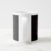Grande Tasse Monogram de Styled | Pink & Black (Dos)