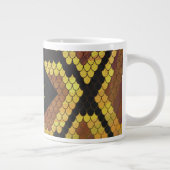 Grande Tasse Monogram Snake Brown et Gold Print (Droite)