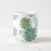 Grande Tasse Monogramme | Bonheur des Plantes | Motif réussi (Devant)