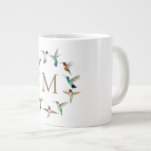 Grande Tasse Monogramme Colibris (Devant droit)