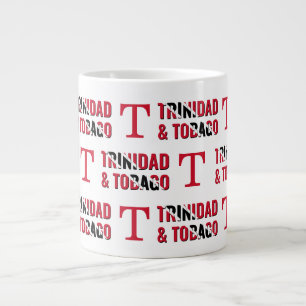 Grande Tasse MONogramme DU DRAPEAU DE TRINIDAD TOBAGO