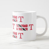 Grande Tasse MONogramme DU DRAPEAU DE TRINIDAD TOBAGO (Droite)