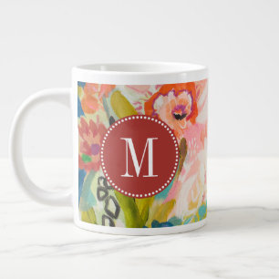 Grande Tasse Monogramme   Jardin secret Floral III
