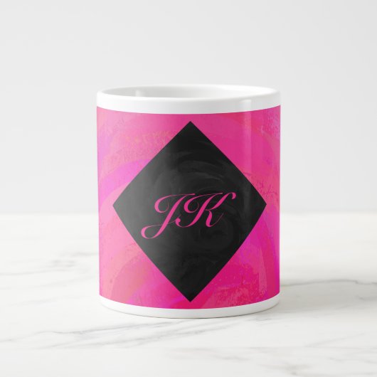 Grande Tasse Monogramme Passion Rose (Devant)