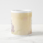 Grande Tasse Monogramme personnalisé initial géant (Devant)