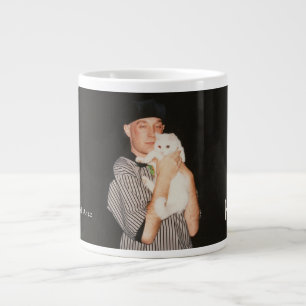 Grande Tasse Monogramme photo de mon chat Lovey