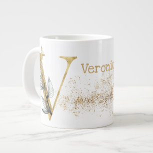 Grande Tasse Monogramme "V" Jumbo Soupe de crème glacée