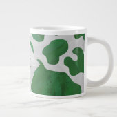 Grande Tasse Monogramme vert et blanc de vache (Droite)