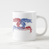 Grande Tasse Monstres de mer avec votre Arrière - plan de choix (Droite)