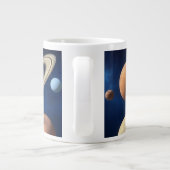 Grande Tasse Montage d'un système solaire (Dos)