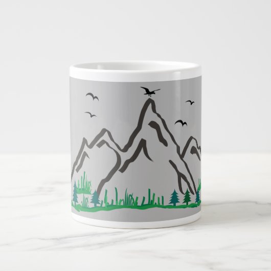 Grande Tasse Montagnes (Devant)