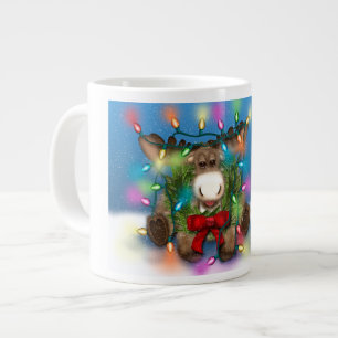 Grande Tasse Moose de Noël 20 oz.Mug