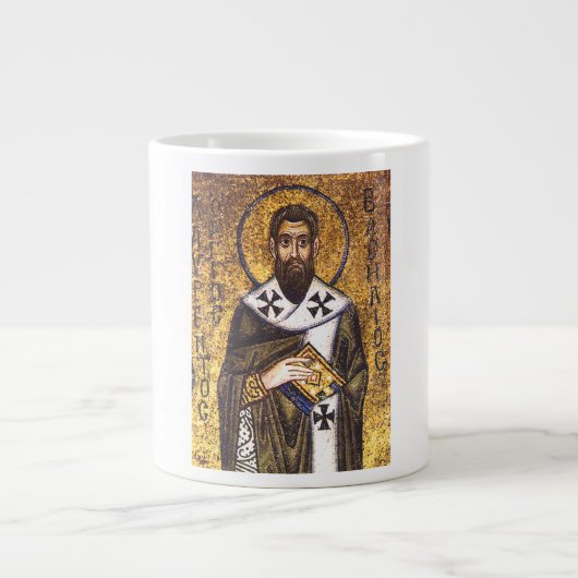 Grande Tasse Mosaïque de saint Basile le Grand (Devant)