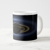 Grande Tasse Mosaïque Du Système Saturne Rétro-Éclairé Par Le S (Devant droit)