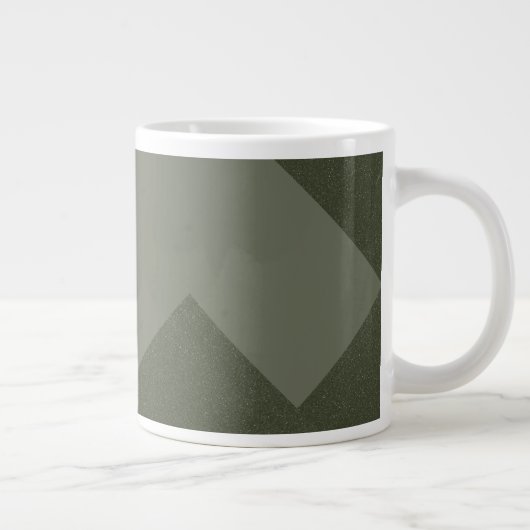 Grande Tasse Moss géométrique Musique verte moderne (Droite)