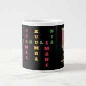 Grande Tasse Mot de passe KWANZAA Nguzo Saba (Devant)