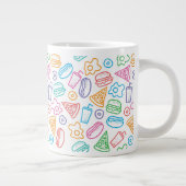 Grande Tasse Motif 2 d'aliments de préparation rapide (Droite)