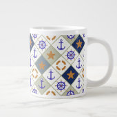 Grande Tasse Motif à thème marin 2 (Droite)