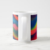Grande Tasse Motif Abstrait Bright Bright (Dos)
