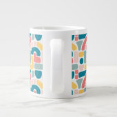Grande Tasse Motif Abstrait coloré (Dos)