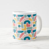 Grande Tasse Motif Abstrait coloré (Devant droit)