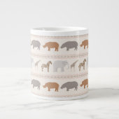 Grande Tasse Motif africain 1 d'animaux (Devant)