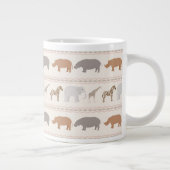 Grande Tasse Motif africain 1 d'animaux (Droite)