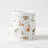 Grande Tasse Motif animal de bois mou (Devant)
