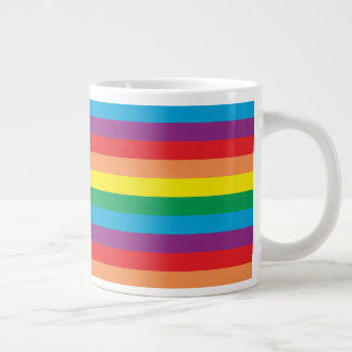 Grande Tasse Motif arc-en-ciel simple