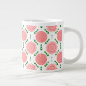 Grande Tasse motif aux fleurs roses (Droite)