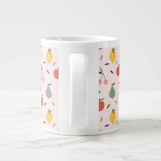 Grande Tasse Motif aux fruits mignons (Dos)