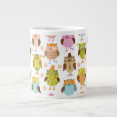 Grande Tasse motif avec des oiseaux (Devant)