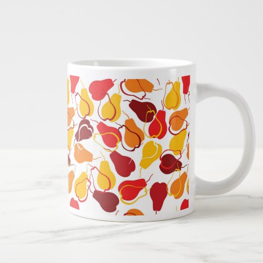 Grande Tasse Motif avec des poires (Droite)
