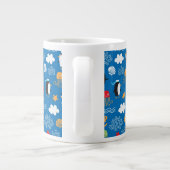 Grande Tasse motif avec le thème de mer (Dos)