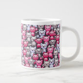 Grande Tasse motif avec les chats mignons 2 de griffonnage de (Droite)