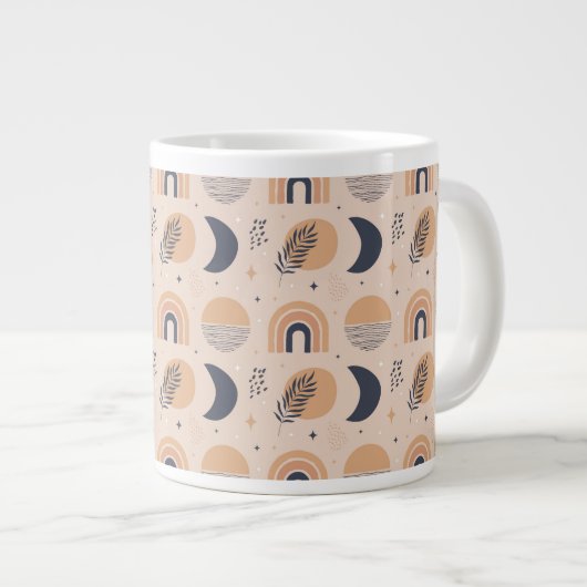 Grande Tasse Motif bio Boho (Devant droit)