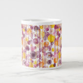 Grande Tasse Motif blanc à rayures (Devant)