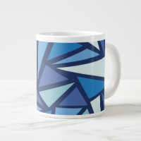 Motif bleu abstrait de Crsytal de glace
