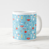 Grande Tasse Motif bleu dentaire (Devant droit)