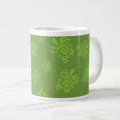 Grande Tasse Motif bleu tortue (Devant droit)