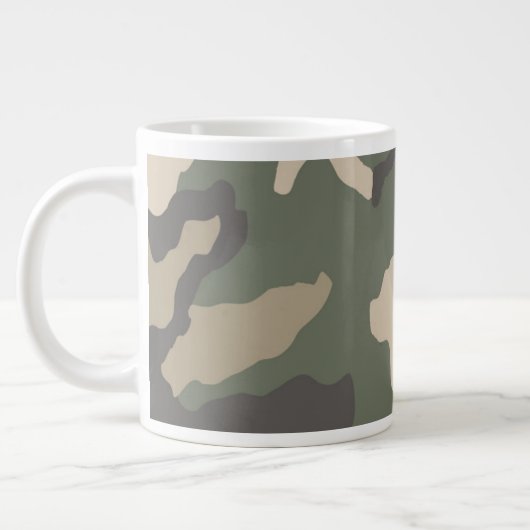 Grande Tasse Motif Camo Vert (Gauche)