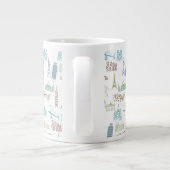 Grande Tasse Motif célèbre des monuments (Dos)