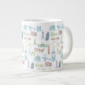 Grande Tasse Motif célèbre des monuments (Devant droit)