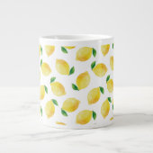 Grande Tasse Motif citron aquarelle (Devant)