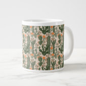 Grande Tasse Motif coloré Cactus (Devant droit)