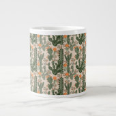 Grande Tasse Motif coloré Cactus (Devant)