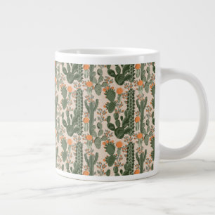 Grande Tasse Motif coloré Cactus